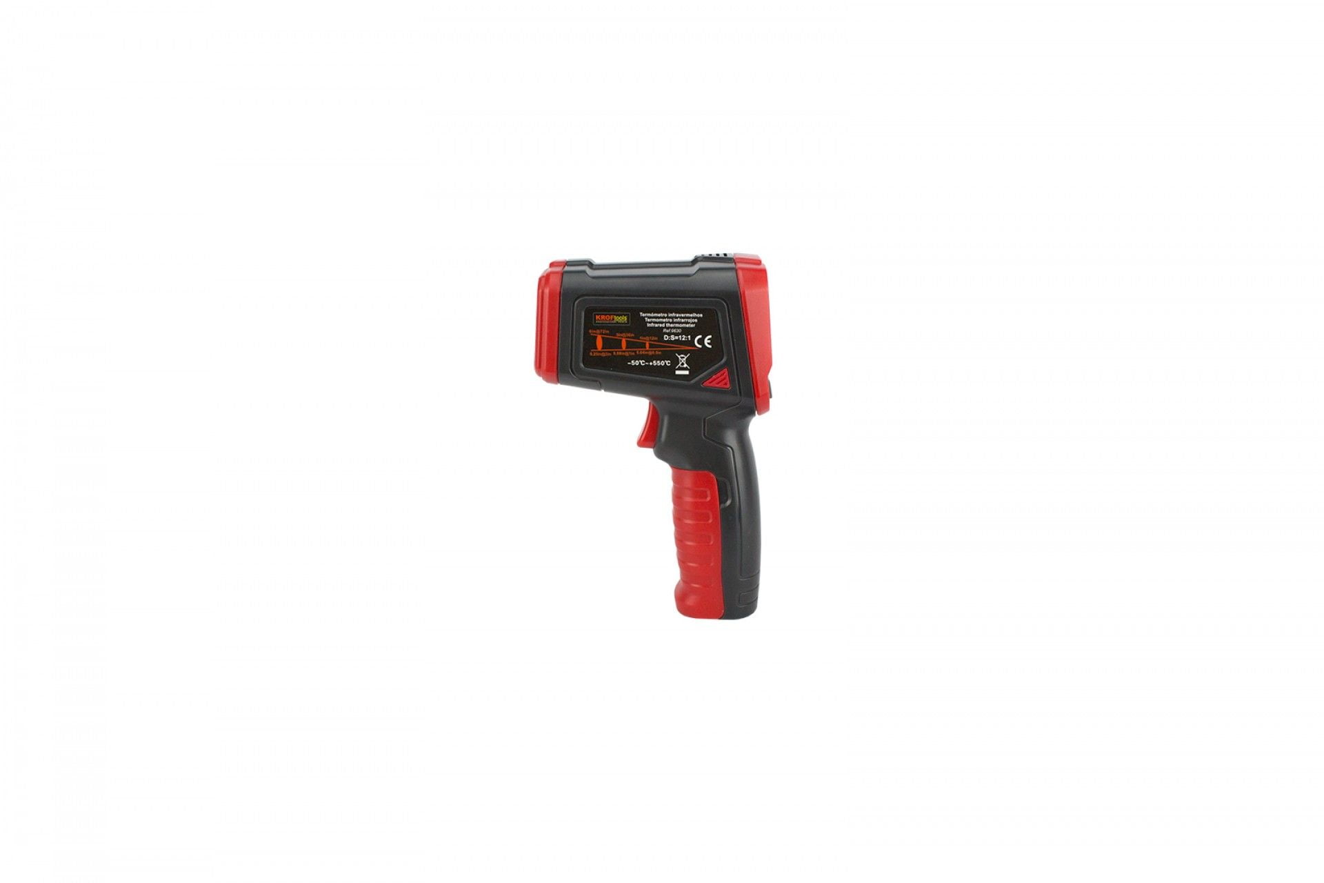 TERMÓMETRO INFRAVERMELHOS PILHAS 50~550 CELSIUS