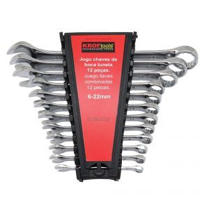 JOGO CHAVES BOCA LUNETA 12pcs 6-22mm