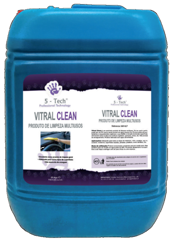 Vitral Clean - Produto de Limpeza Multiusos